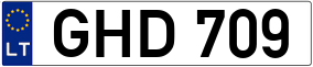 Truck License Plate
